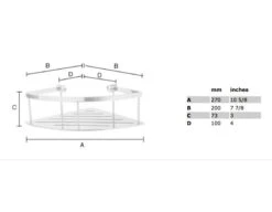 Design Eckseifenkorb Mit Bodenplatte