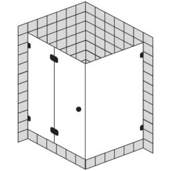 Sprinz Spinell Plus Pendeltür Mit Festteil Und Seitenwand 100 X 100 Cm, Tür Rechts -Grohe Duschen Geschaft hersteller sprinz spinell plus pendeltuer mit 3144278