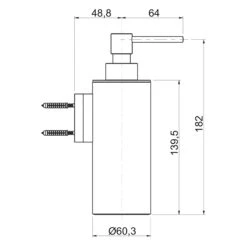 Herzbach DEEP BLACK Seifenspender