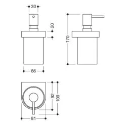 HEWI System 800 Seifenspender Aus Polyamid Mit Halter -Grohe Duschen Geschaft hewi system 800 seifenspender aus polyamid 12338567