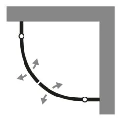 HSK Aperto Pur Runddusche 4-teilig Rahmenlos Sondermaß -Grohe Duschen Geschaft hsk duschkabinen aperto pur rundduschen 4 4635827