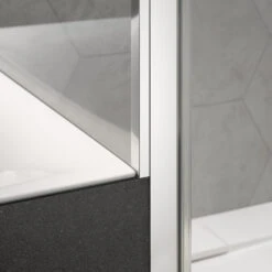 HSK Favorit Nova Verkürzte Seitenwand Auf Badewanne Für Pendeltür Anschlag Rechts Sondermaß -Grohe Duschen Geschaft hsk duschkabinen favorit nova seitenwand pendeltuer 4926905