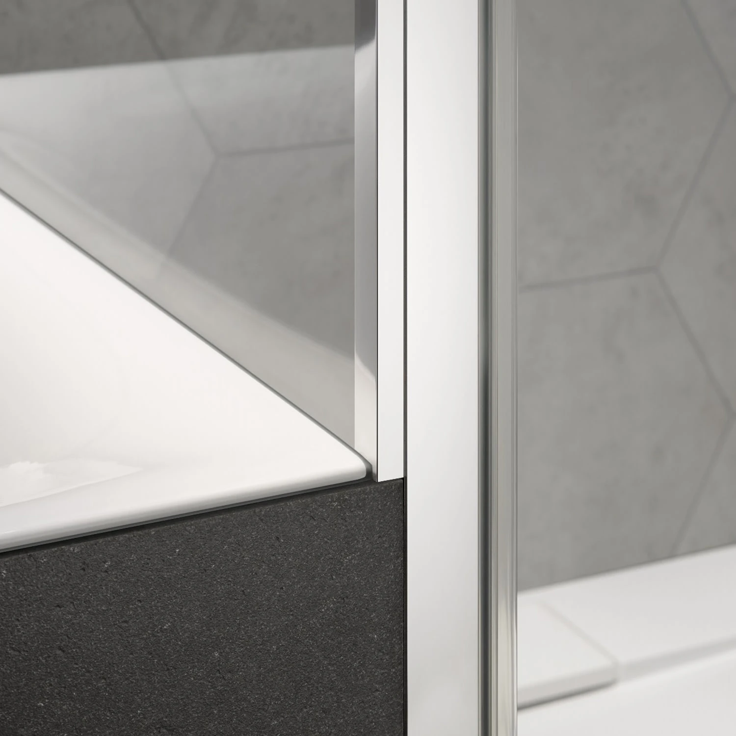 HSK Premium Softcube Seitenwand Verkürzt Auf Badewanne Für Drehtür Sondermaß 5 HSK Premium Softcube Seitenwand Verkürzt Auf Badewanne Für Drehtür Sondermaß – Bild 3