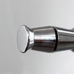 HÜPPE 501 Design Pure 1/4 Kreis Schwingtür 1-flügelig, 80 X 190 Cm, Radius 50 Cm, Glas Mit Anti-Plaque