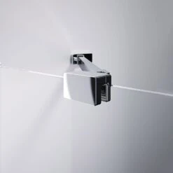 HÜPPE 501 Design Pure 1/4 Kreis Schwingtür Mit Festteil, 90 X 190 Cm, Radius 55 Cm, Glas Ohne Anti-Plaque -Grohe Duschen Geschaft hueppe 501 design pure 4 kreis 10187087