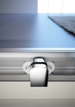 HÜPPE Alpha 2 Vollgerahmt 1/4 Kreis Gleittür, 80 X 190 Cm, Radius 55 Cm, Kunstglas -Grohe Duschen Geschaft hueppe alpha 2 gleittuer 1 4 9360992