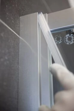 HÜPPE Alpha 2 Teilgerahmt 1/4 Kreis Gleittür, 80 X 190 Cm, Radius 55 Cm, Glas Ohne Anti-Plaque -Grohe Duschen Geschaft hueppe alpha 2 gleittuer teilgerahmt 1 9359573