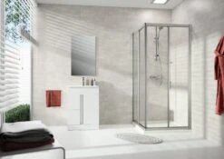 HÜPPE Alpha 2 Vollgerahmt 4-Eck Gleittüreckeinstieg 2-teilig, 80 X 190 Cm, Glas Mit Anti-Plaque -Grohe Duschen Geschaft hueppe alpha 2 gleittuereckeinstieg teilig 1 9313541