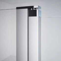 HÜPPE Design Pure 1/4 Kreis Schwingtür Mit Festem Segment 90 X 190 Cm, R= 55 Cm, Glas Ohne Anti-Plaque -Grohe Duschen Geschaft hueppe design pure teilgerahmt schwingtuer 1 8943536