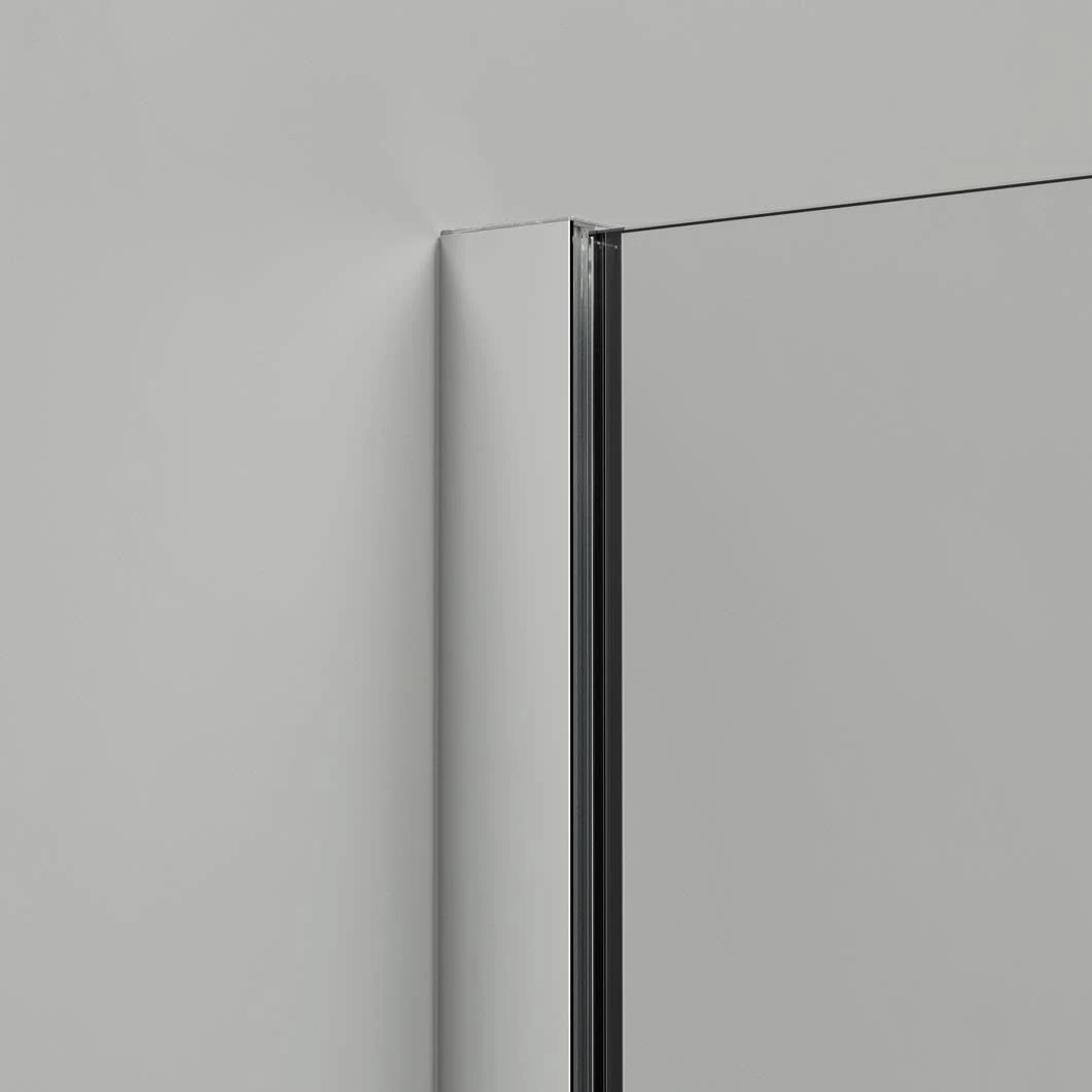 HÜPPE Design Pure 4-Eck Schwingtür Mit Festem Segment Und Nebenteil 160 X 200 Cm, Glas Ohne Anti-Plaque 6 HÜPPE Design Pure 4-Eck Schwingtür Mit Festem Segment Und Nebenteil 160 X 200 Cm, Glas Ohne Anti-Plaque – Bild 4