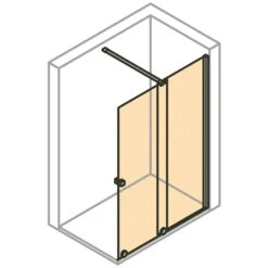 HÜPPE Xtensa Pure Walk-In Gleittür Mit Festem Segment 160 Cm, Anschlag Rechts -Grohe Duschen Geschaft hueppe walk xtensa pure gleittuer 6722014