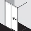 Kermi Nica Walk-In Wall Gleittür Mit Festfeld 140 X 200 Cm, Anschlag Links 1 Kermi Nica Walk-In Wall Gleittür Mit Festfeld 140 X 200 Cm, Anschlag Links -Grohe Duschen Geschaft kermi duschkabinen walk wall nica gleittuer 6069850