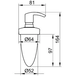 Keuco City.2-Smart Lotionspender Opak-Kunststoff
