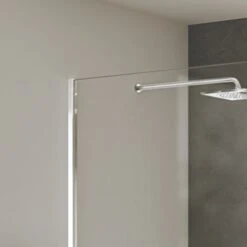 Koralle SL450 Walk-In Trennwand, Typ WWBO 110, 110 X 200 Cm, Bodengleich, Mit GlasPlus -Grohe Duschen Geschaft koralle duschkabinen sl450 walk trennwand typ 11124616