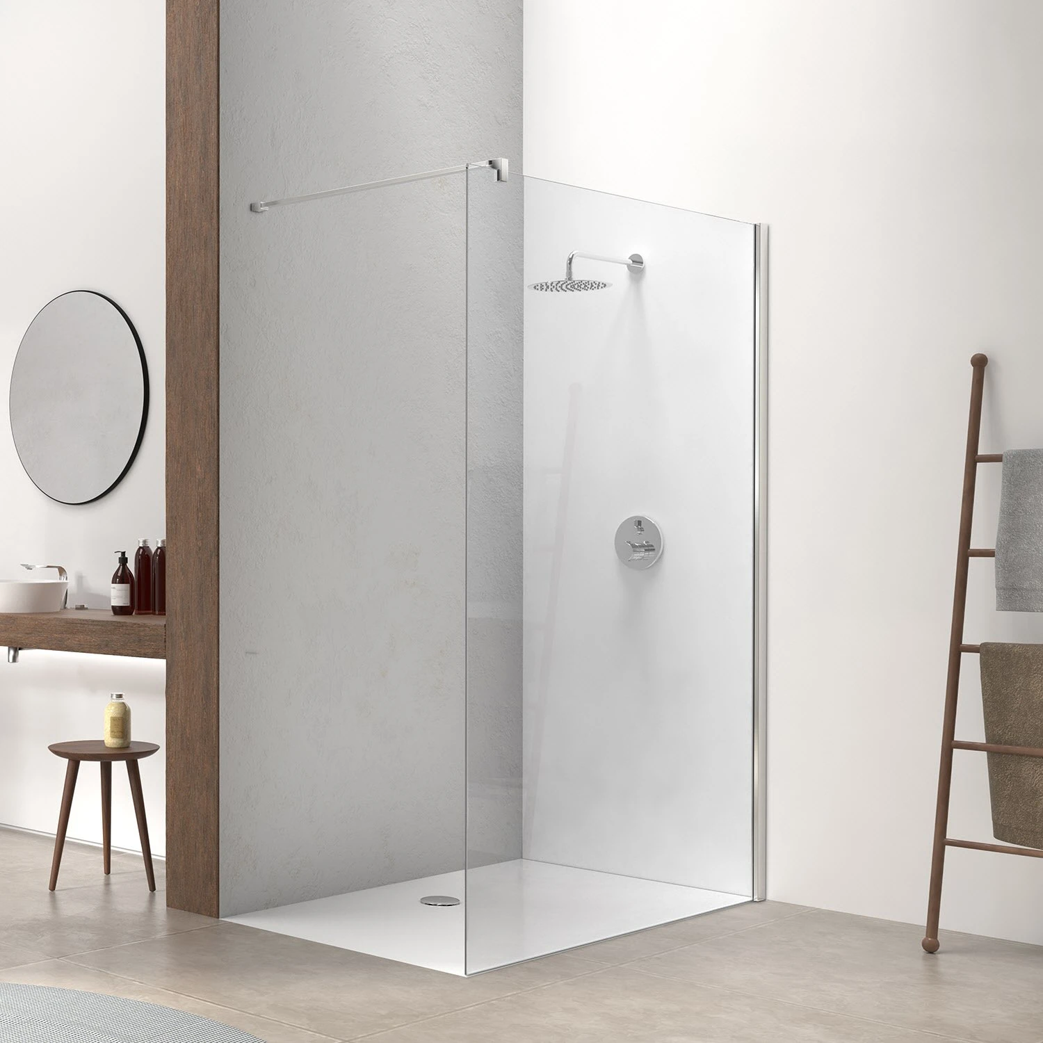 Koralle SL750 Trennwand Für Walk-In 140 Cm, Rechts Für Bodengleichen Einbau 6 Koralle SL750 Trennwand Für Walk-In 140 Cm, Rechts Für Bodengleichen Einbau – Bild 4