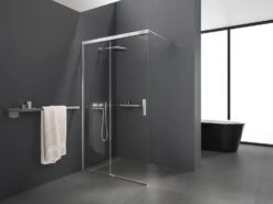 Kronenbach Slide Walk-In Schiebetür 2-teilig, 100 X 200 Cm, Anschlag Links -Grohe Duschen Geschaft kronenbach duschabtrennungen slide schiebetuer walk in 6359497