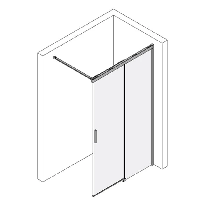 Kronenbach Slide Walk-In Schiebetür 2-teilig, 100 X 200 Cm, Anschlag Rechts 6 Kronenbach Slide Walk-In Schiebetür 2-teilig, 100 X 200 Cm, Anschlag Rechts – Bild 4