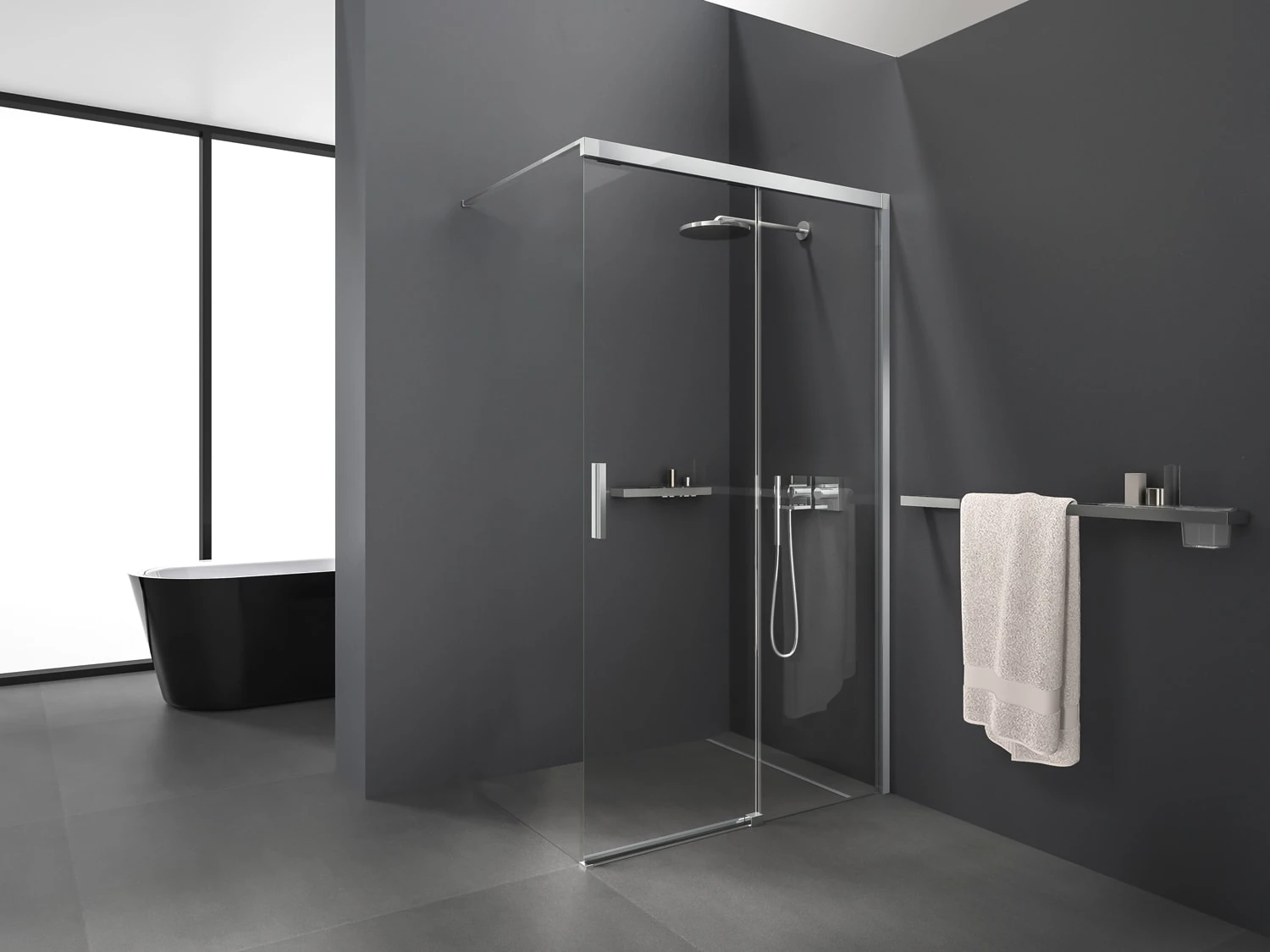 Kronenbach Slide Walk-In Schiebetür 2-teilig, 100 X 200 Cm, Anschlag Rechts 7 Kronenbach Slide Walk-In Schiebetür 2-teilig, 100 X 200 Cm, Anschlag Rechts – Bild 5