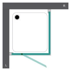 Steinkamp Lifestyle Drehtür Mit Seitenwand 90 X 100 Cm Anschlag Links Inkl. Easypearl, Mittig Mattiert -Grohe Duschen Geschaft steinkamp duschabtrennungen lifestyle drehtuer mit seitenwand 6130597