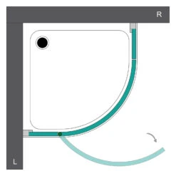 Steinkamp Living Runddusche 3-teilig 100 X 100 Cm Radius 55 Cm Anschlag Links Inkl. Easypearl, Mittig Mattiert -Grohe Duschen Geschaft steinkamp duschabtrennungen living runddusche 3 teilig 6162718
