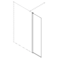 Sturotec 3020 Flexwand Mit Drehprofil 30 X 200 Cm Mit Nano-Beschichtung -Grohe Duschen Geschaft sturotec duschkabinen serie 3020 flexwand mit 6124498