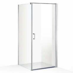 Sturotec 5070 Drehtür Mit Seitenwand 100 X 100 X 195 Cm Mit Nano-Beschichtung