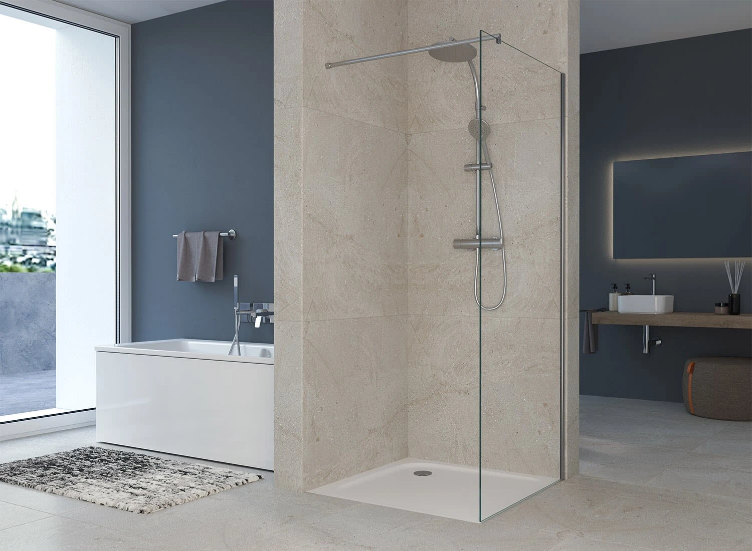 Sturotec 5070 Walk-In Seitenwand 90 X 200 Cm Mit Nano-Beschichtung 4 Sturotec 5070 Walk-In Seitenwand 90 X 200 Cm Mit Nano-Beschichtung – Bild 2