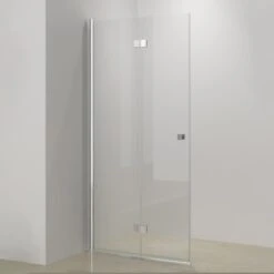 Sturotec 5090 Drehfalttür Mit Seitenwand 90 X 90 X 200 Cm Anschlag Links, Mit Nano-Beschichtung