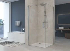 Sturotec 5090 Pendeltür Mit Seitenwand 80 X 110 X 200 Cm, Mit Nano-Beschichtung -Grohe Duschen Geschaft sturotec duschkabinen serie 5090 pendeltueren mit 11851536